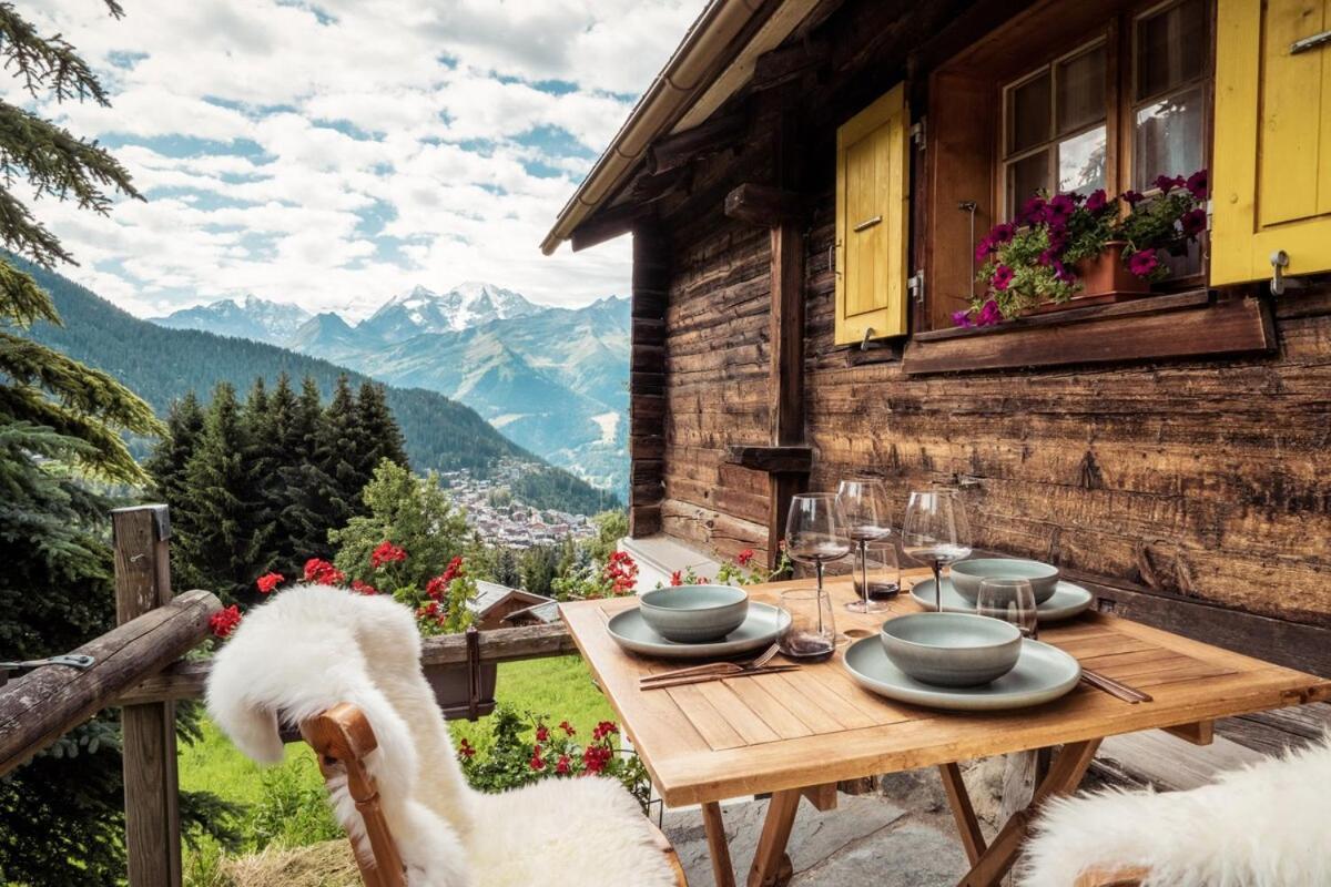 Cosy Chalet With Panoramic Views In Verbier Guest House Exterior photo